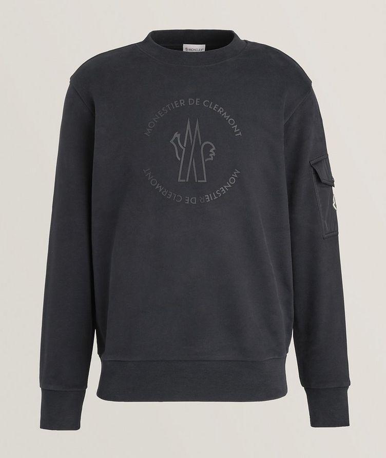 Cotton Crewneck Pocket Sweater image 0