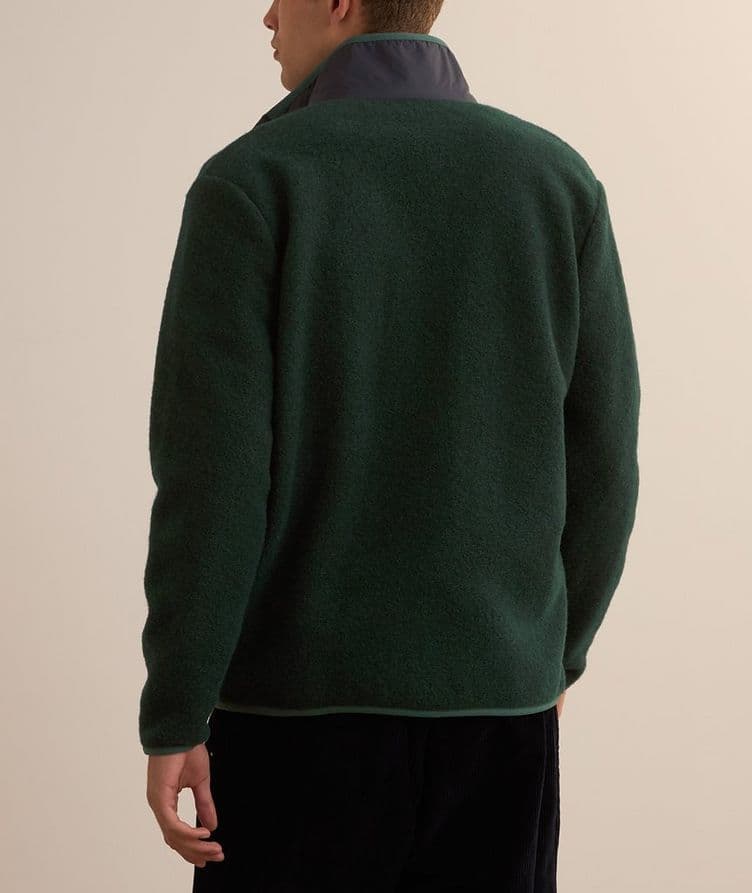 Virgin Wool-Blend Mock Neck Sweater image 2