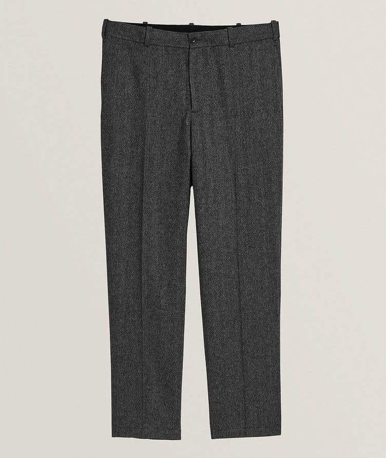 Herringbone Drawstring Pants image 0