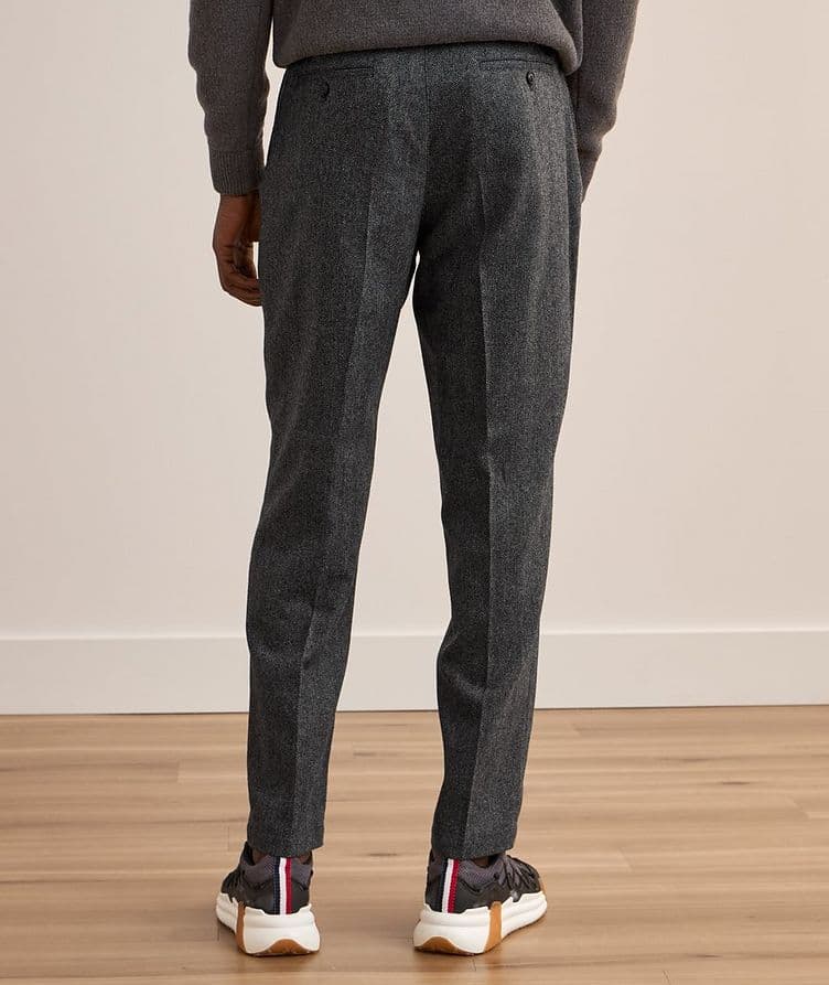 Herringbone Drawstring Pants image 3