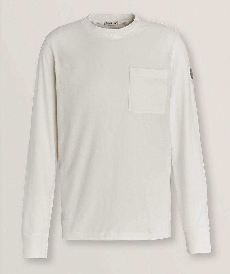 Cotton Long-Sleeve Pocket T-Shirt image 0