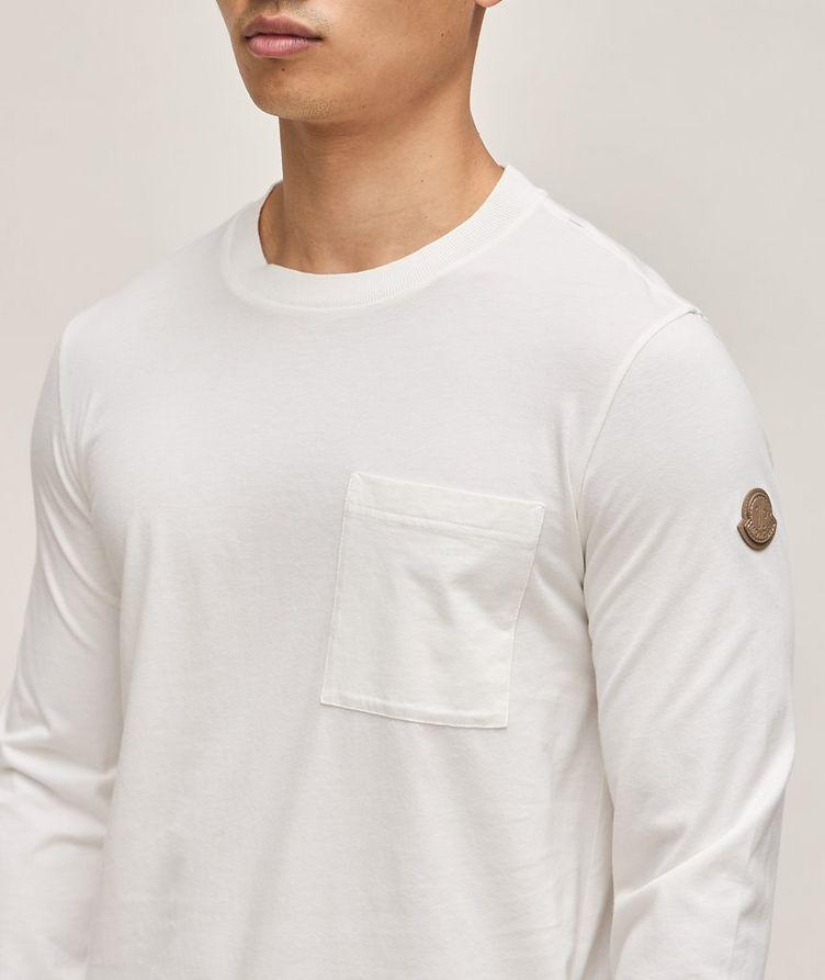 Cotton Long-Sleeve Pocket T-Shirt image 3