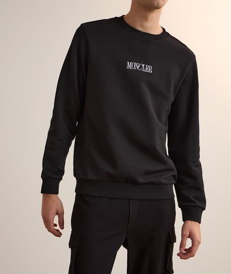 Italicized Logo Sweatshirt image 1