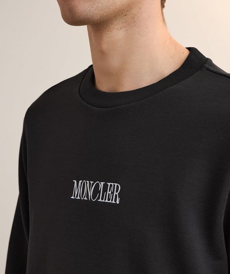 Italicized Logo Sweatshirt image 4