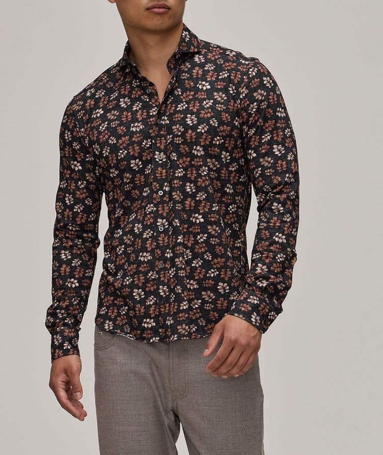 Marseille Modern Fit Stretch-Cotton Sport Shirt image 1