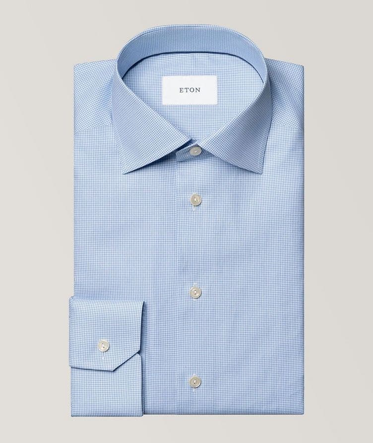 Contemporary-Fit Micro-Check Signature Twill Shirt image 0