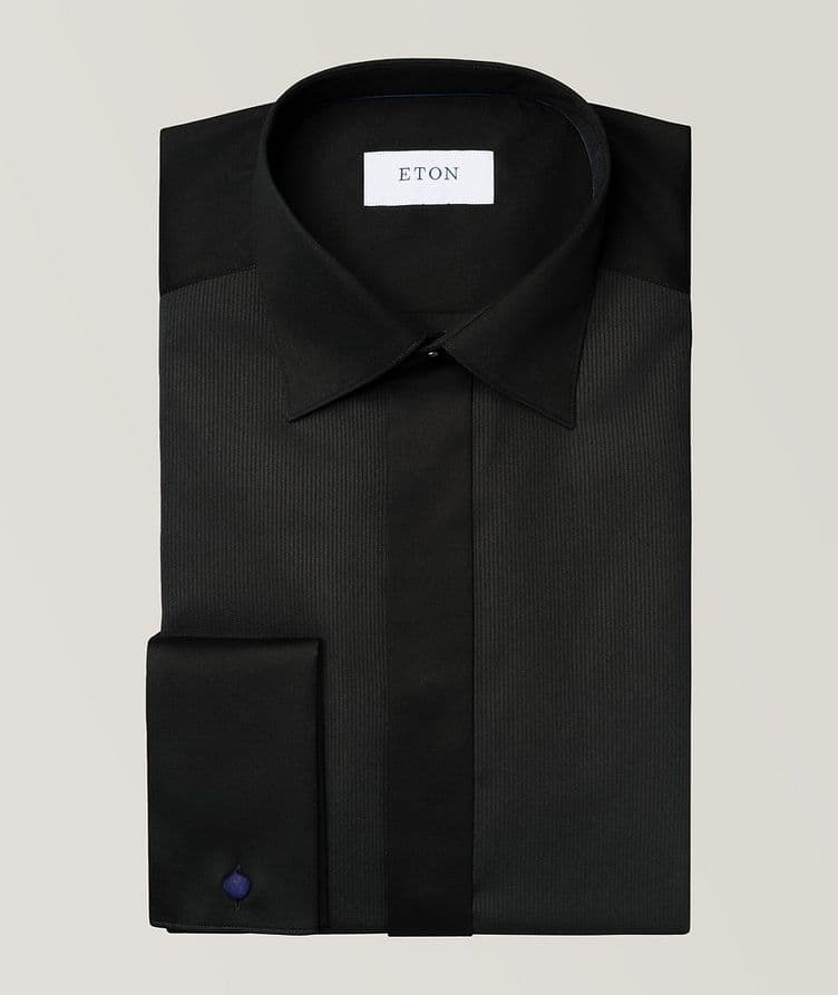 Pleated Bib Front Tuxedo Shirt image 0