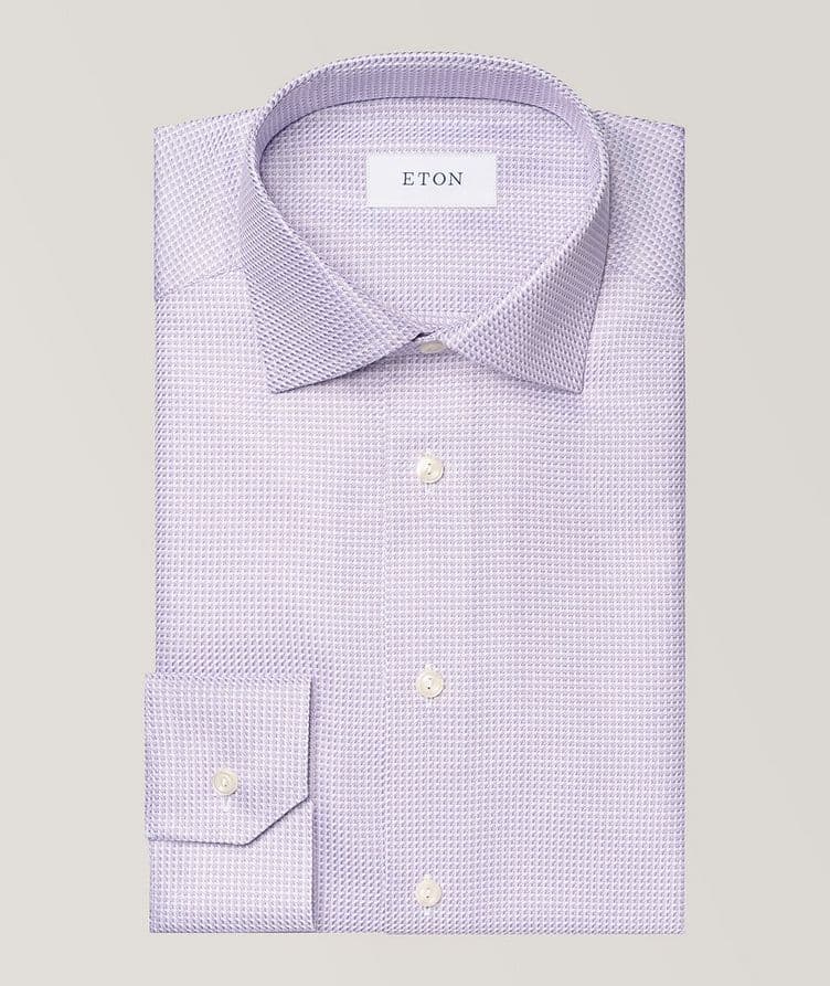 Micro-Check King Cotton Twill Shirt image 0