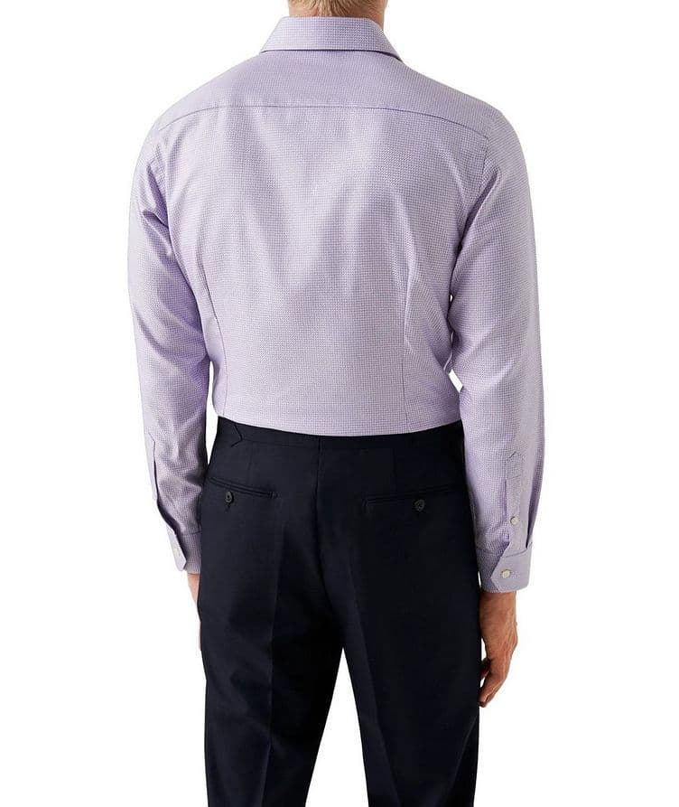 Micro-Check King Cotton Twill Shirt image 2