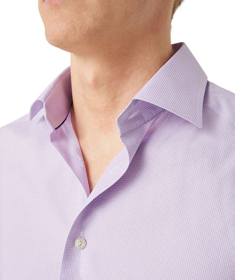 Contemporary-Fit Micro-Check Signature Twill Shirt image 3