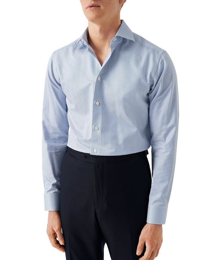 Contemporary-Fit Striped Signature Twill Shirt image 1