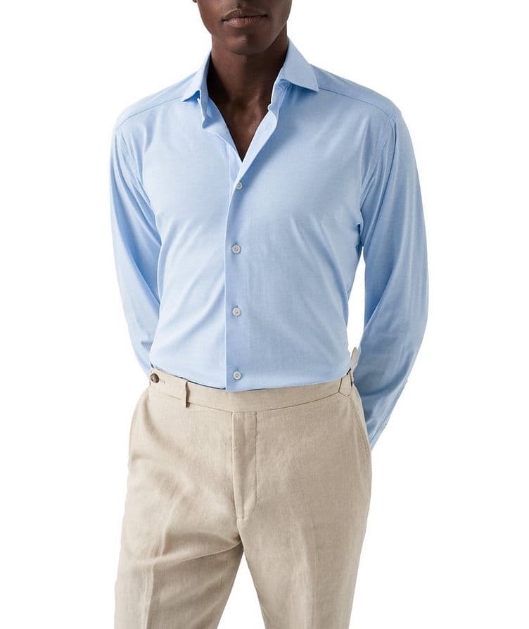 Chemise en coton extensible image 1