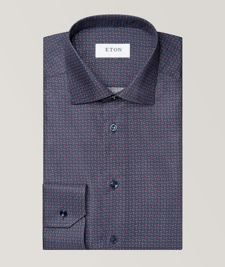 Micro-Paisley Signature Twill Shirt image 0