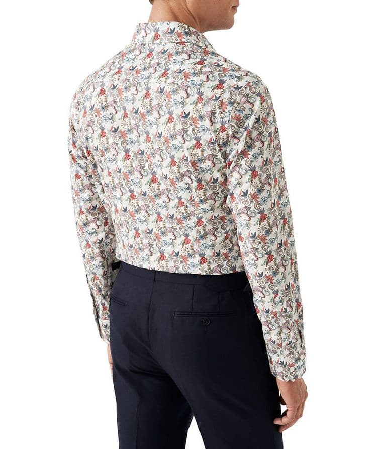 Slim-Fit Micro Floral Elevated Twill Shirt image 2