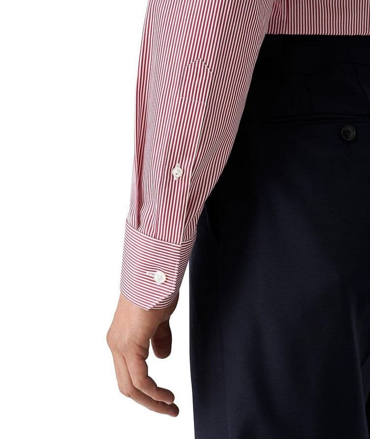 Slim-Fit Striped Elevated Twill Shirt image 4