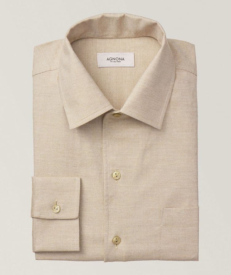 Cotton-Cashmere Twill Sport Shirt  image 0