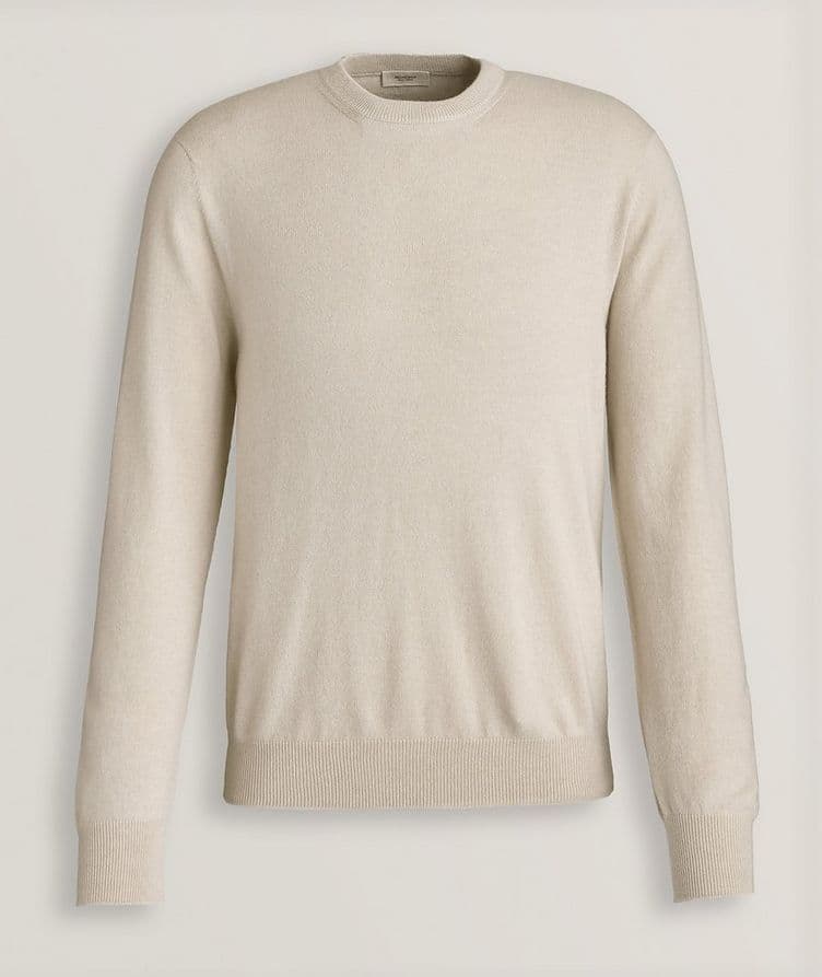 Cashmere Jersey Crewneck Sweater image 0