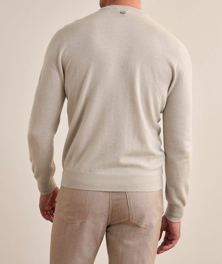 Cashmere Jersey Crewneck Sweater image 2