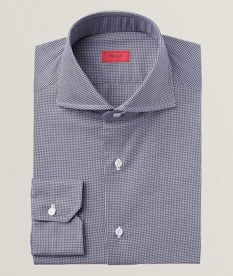 Gingham Check Cotton Dress Shirt image 0