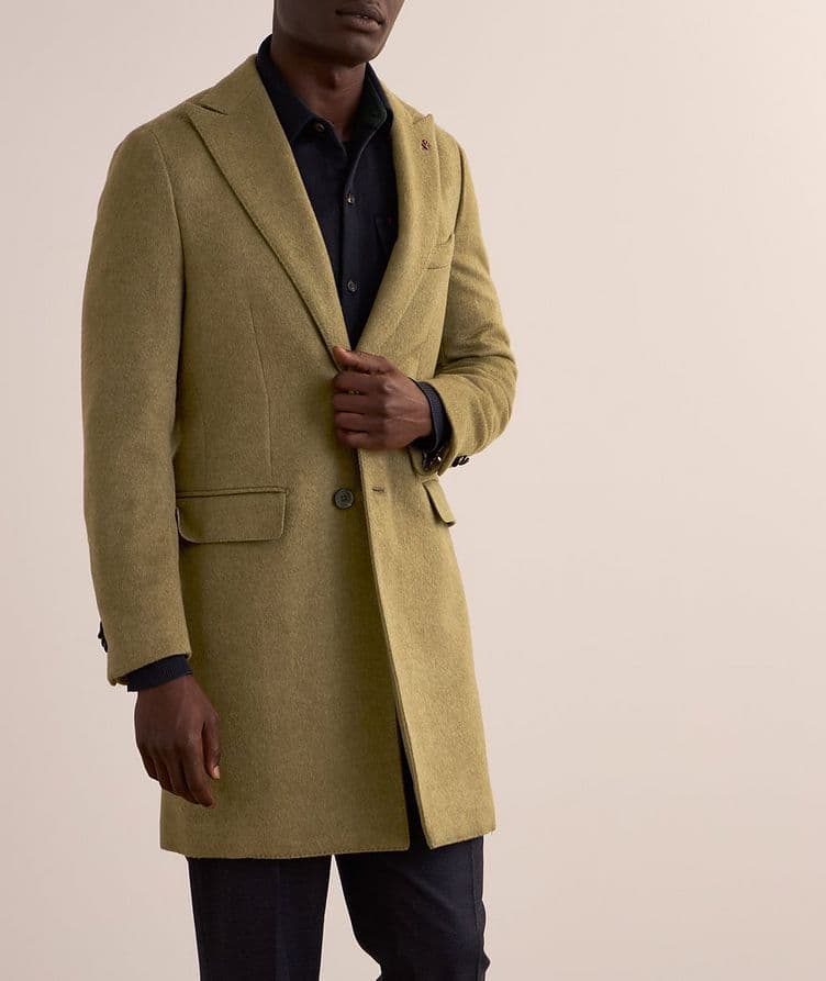 Peak Cashmere-Silk Overcoat image 1