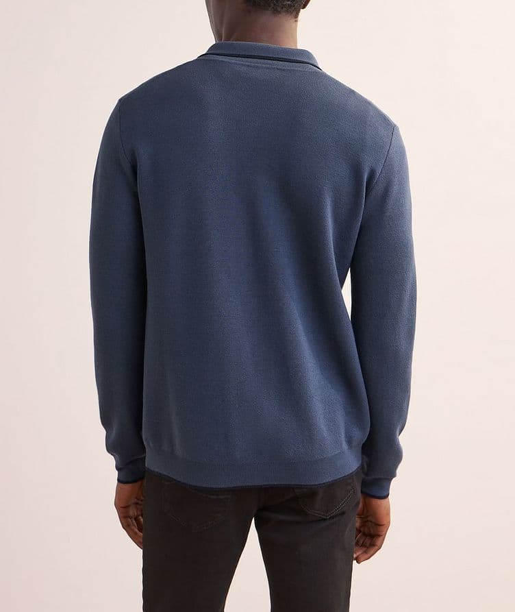 Wool-Blend Full-Zip Sweater image 2