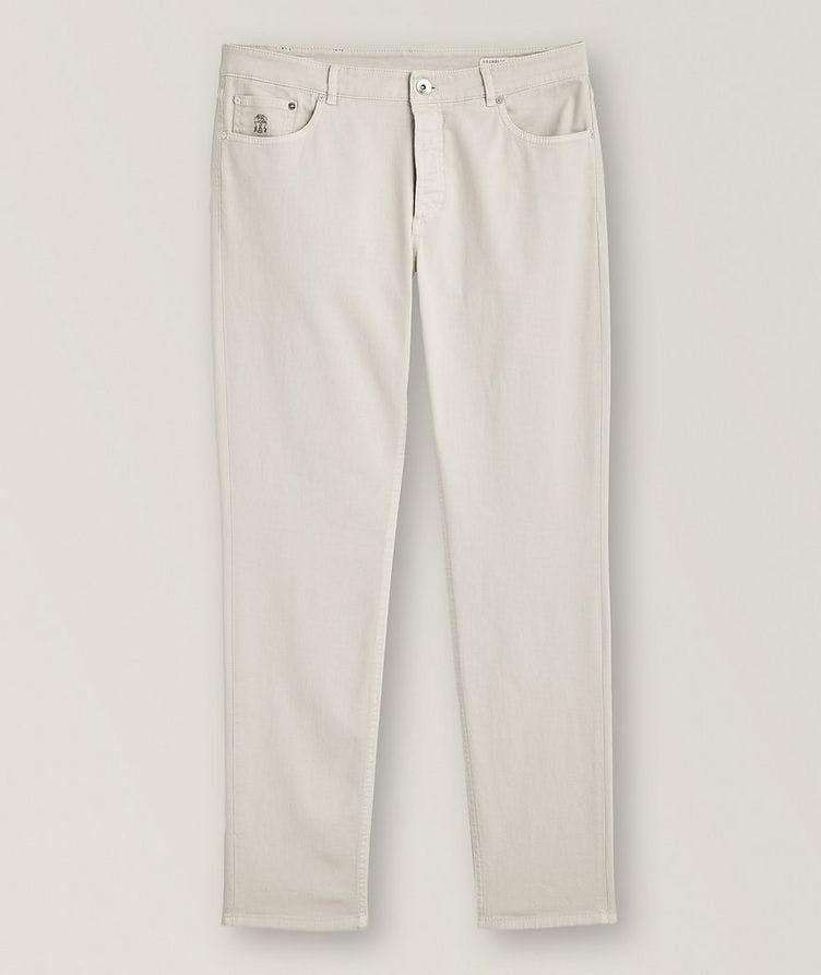 Five Pocket Stretch Denim Jeans image 0