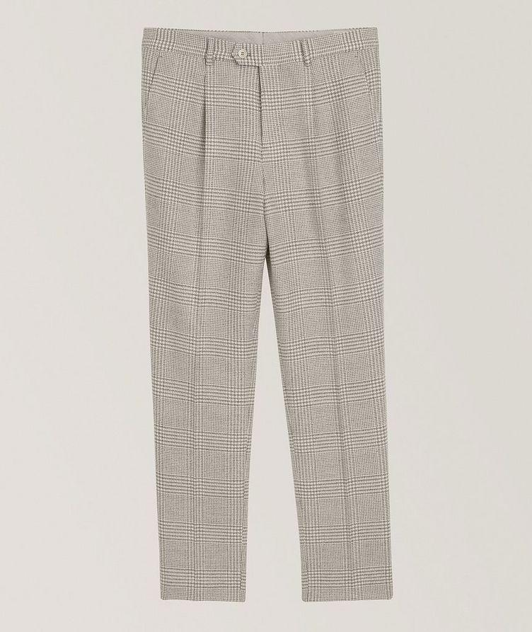 Prince of Wales Wool-Cashmere Pants  image 0