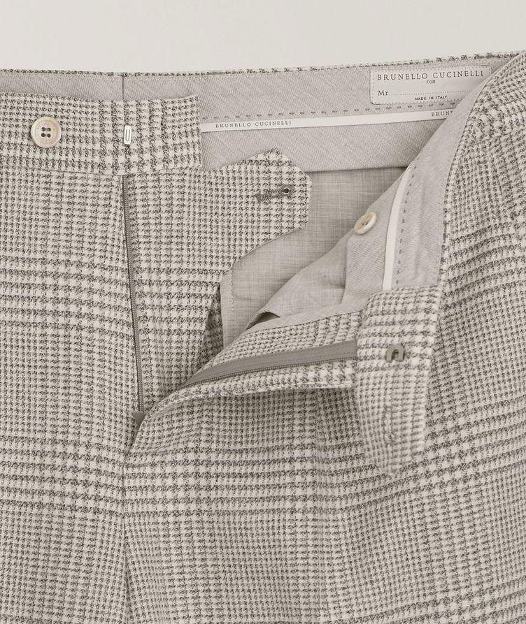 Prince of Wales Wool-Cashmere Pants  image 1