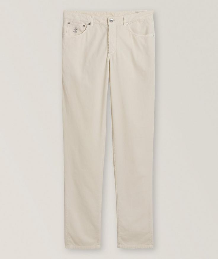 Brunello Cucinelli Pantalon Getlin en velours côtelé