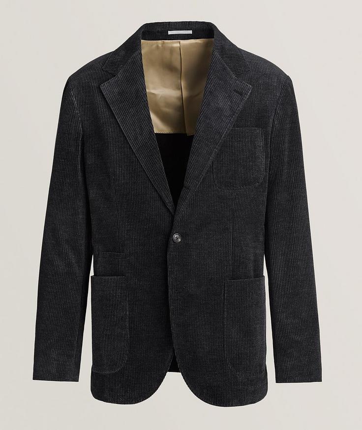 Brunello Cucinelli Corduroy Cotton-Cashmere Sport Jacket 