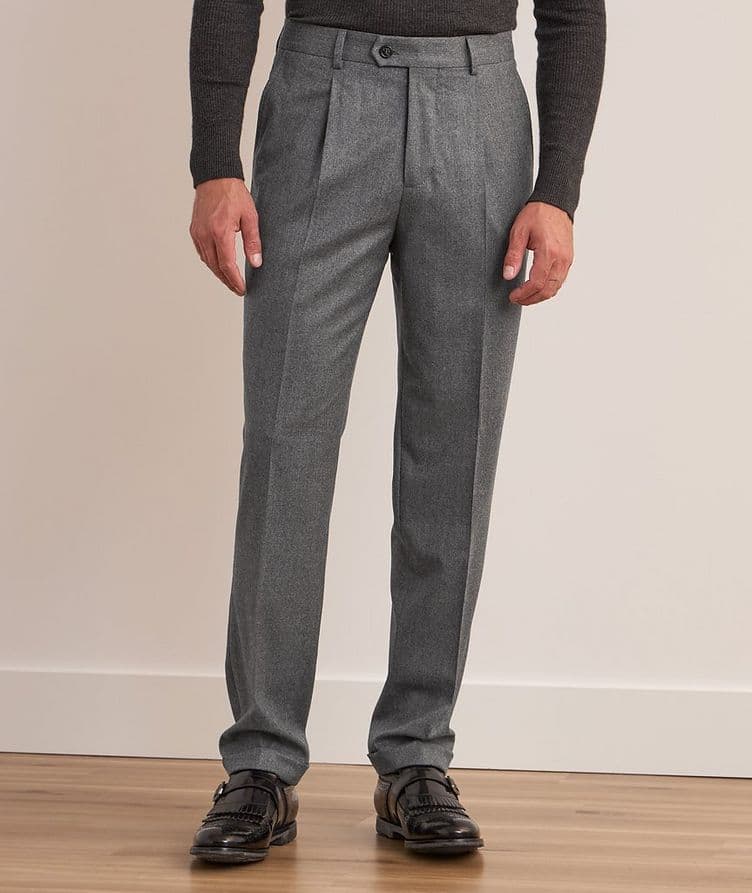 Virgin Wool Flannel Pants image 2