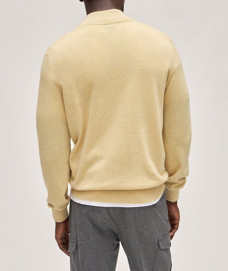 Quarter-Zip Cashmere Sweater image 2