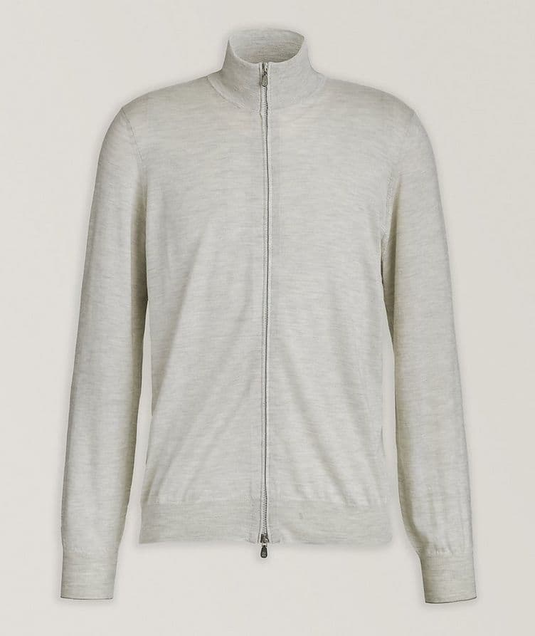 Wool-Cashmere Full-Zip Sweater  image 0