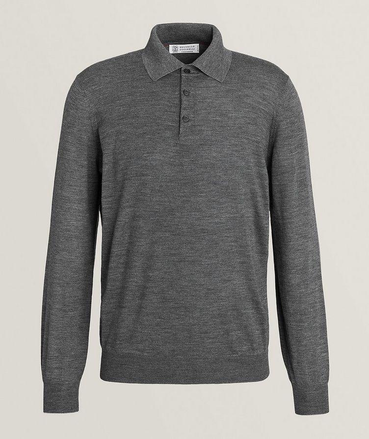 Fine Gauge Wool-Cashmere Knitted Polo  image 0