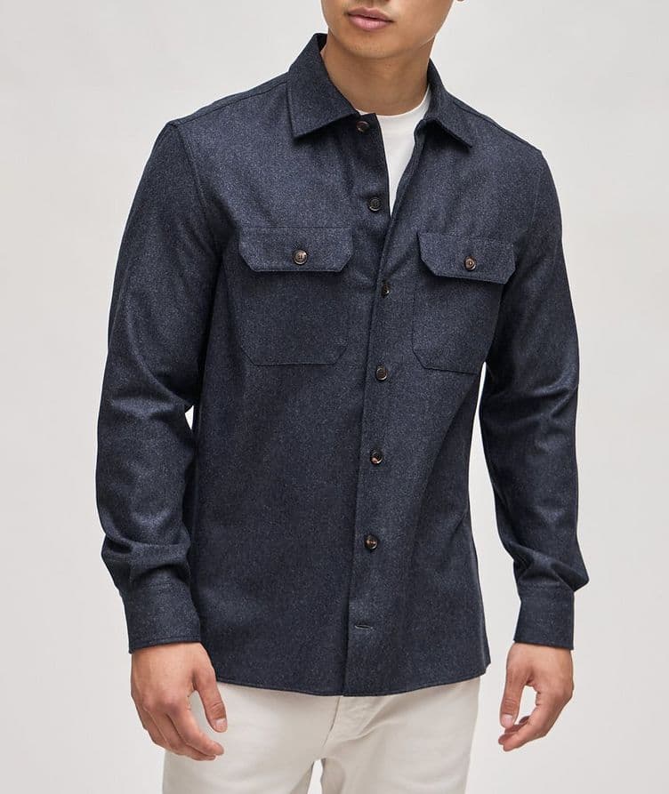 Virgin Wool Overshirt image 1