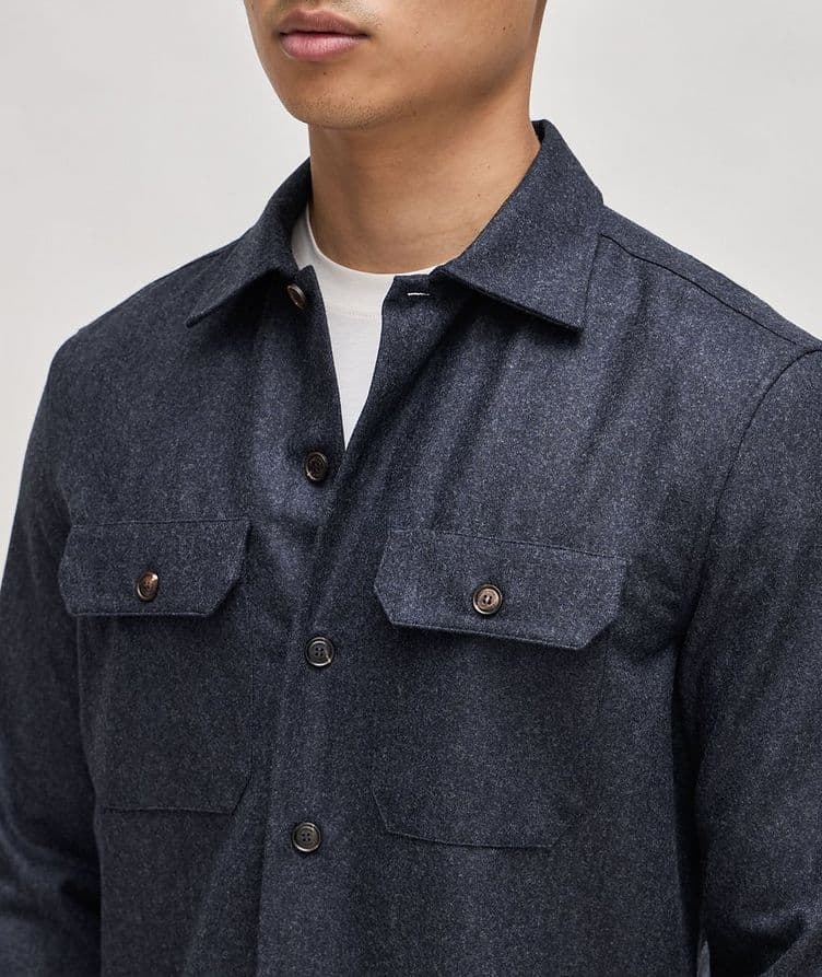 Virgin Wool Overshirt image 3