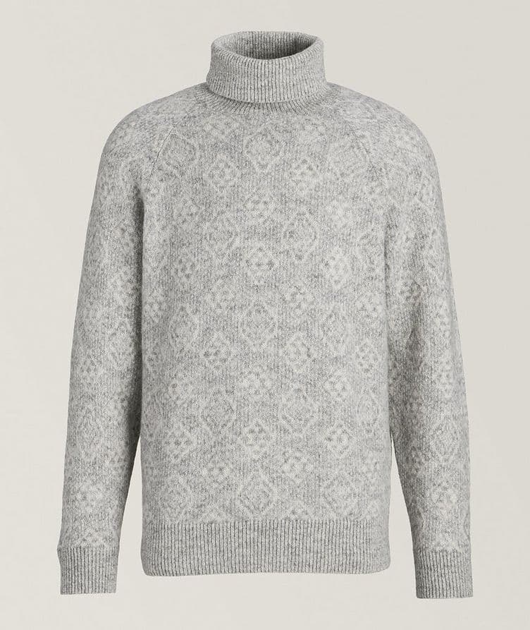 Medallion Wool-Blend Knit Turtleneck  image 0