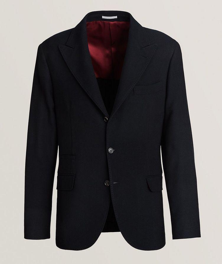 Textured Stretch-Wool Sport Jacket image 0