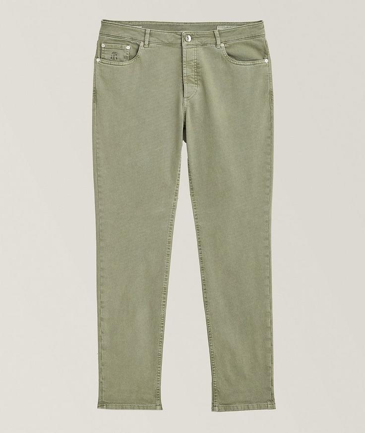 Brunello Cucinelli Traditional Fit Stretch Denim 