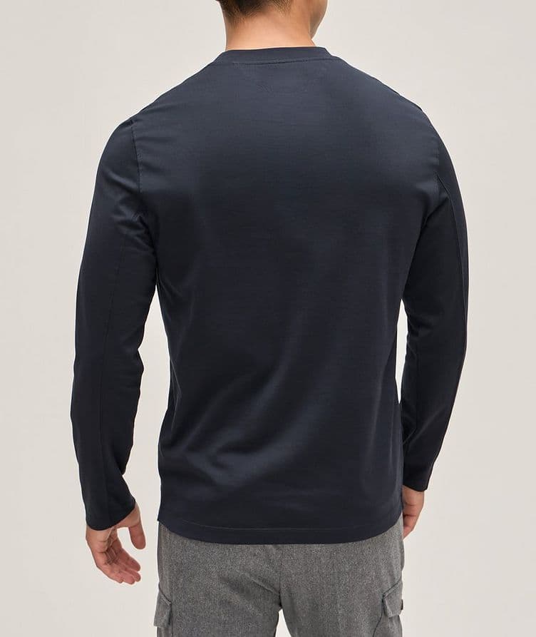 Essential Long-Sleeve Jersey Cotton T-Shirt  image 2