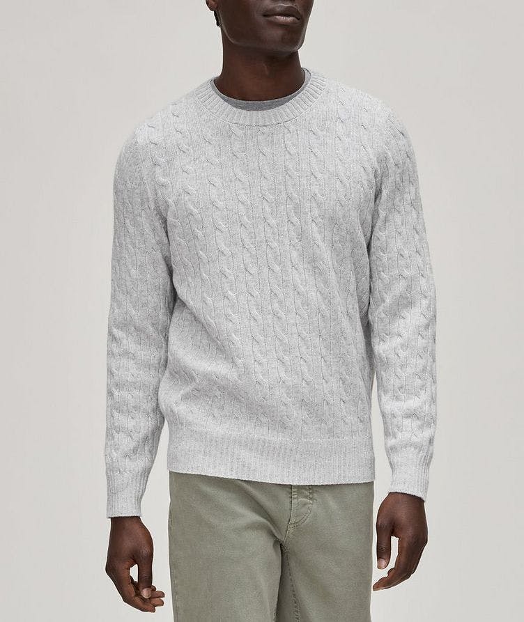 Vanisé Cable Knit Cashmere Sweater image 1