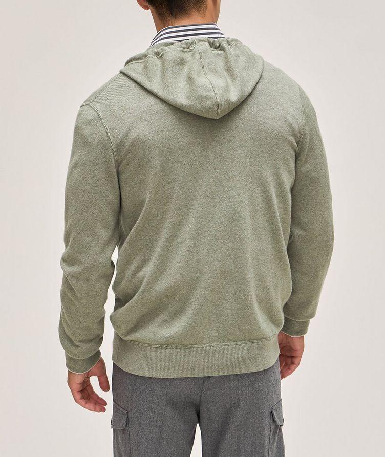 Full-Zip Cashmere Hooded Sweater image 2