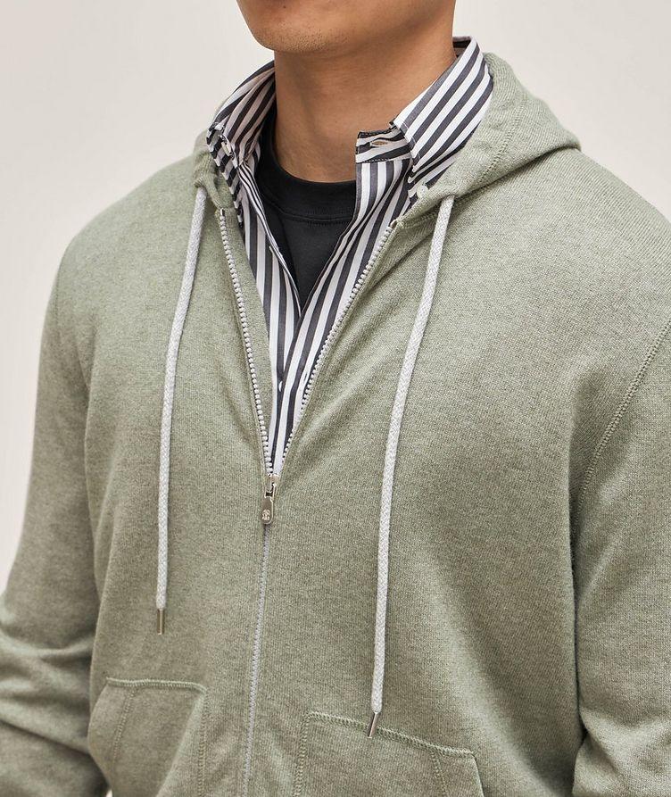 Full-Zip Cashmere Hooded Sweater image 3