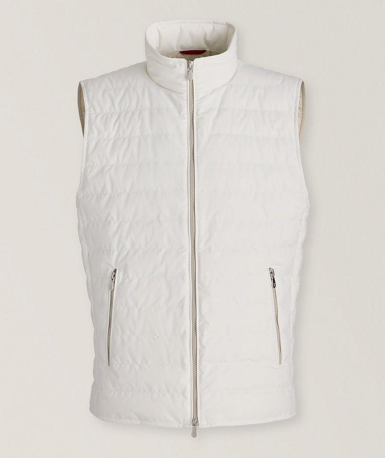 Stretch-Polyamide Quilted Down Vest image 0