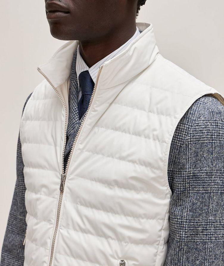 Stretch-Polyamide Quilted Down Vest image 3