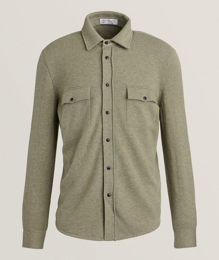 Wool-Cashmere Western Overshirt image 0