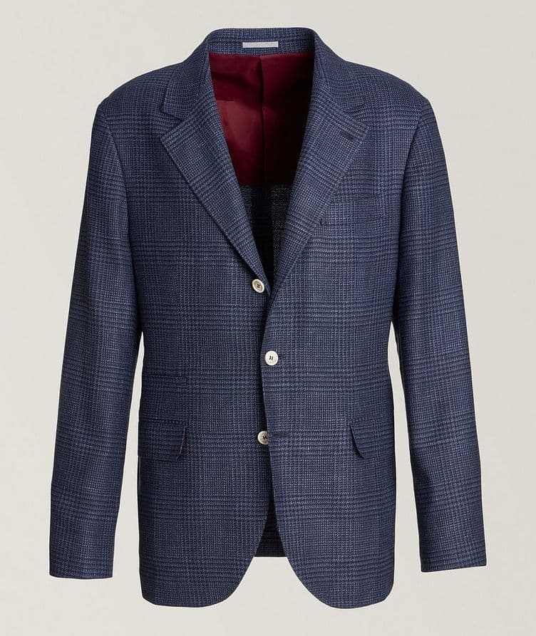 Wool, Silk & Linen Blend Unconstructed Sport Jacket  image 0