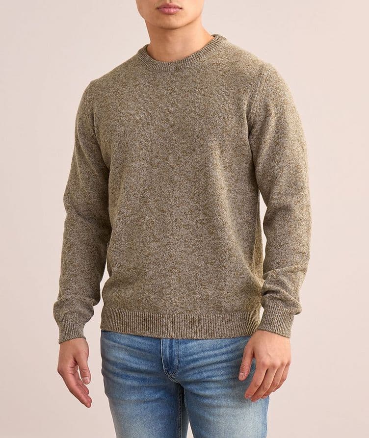 Mouliné Wool-Blend Crewneck Sweater  image 1