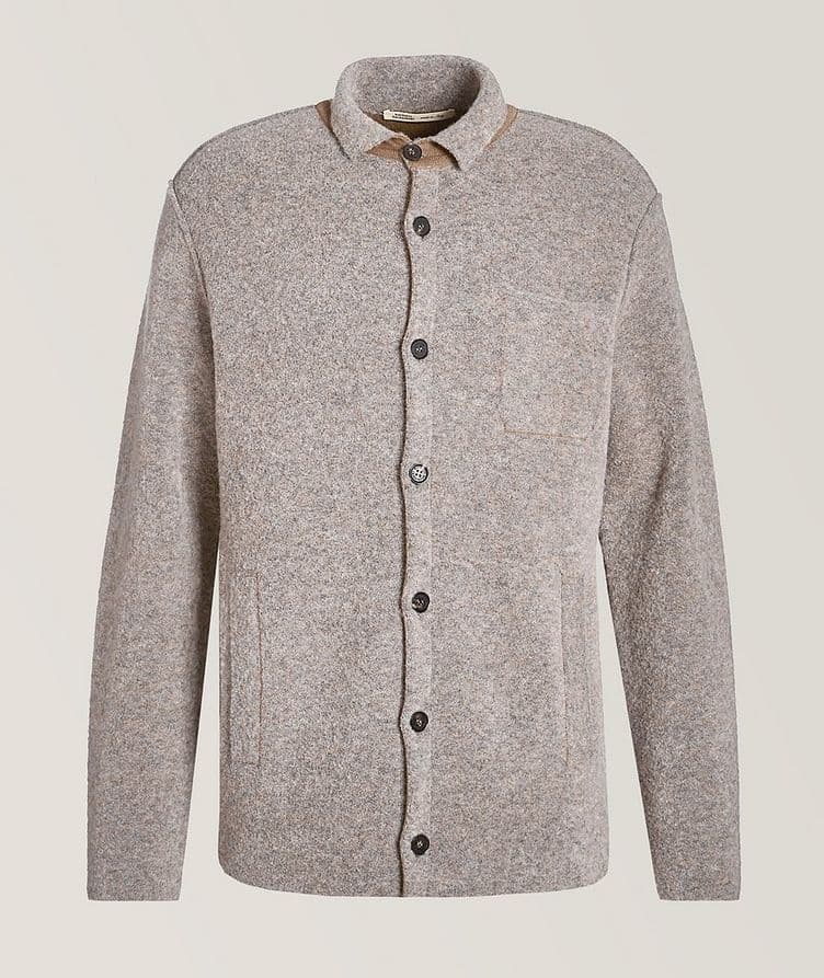 Virgin Wool-Blend Teddy Overshirt  image 0