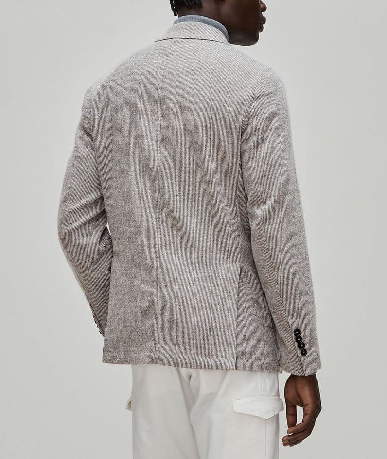 Mélange Stretch-Wool Blend Sport Jacket  image 2